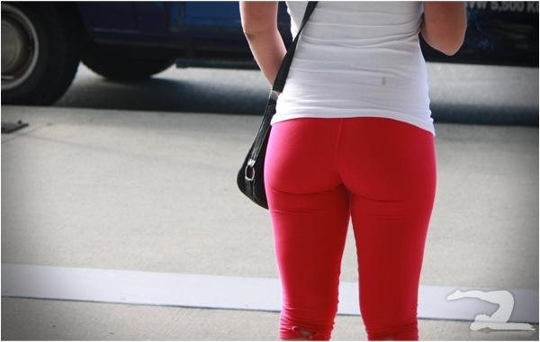 RED YOGA PANTS GirlsInYogaPantscom